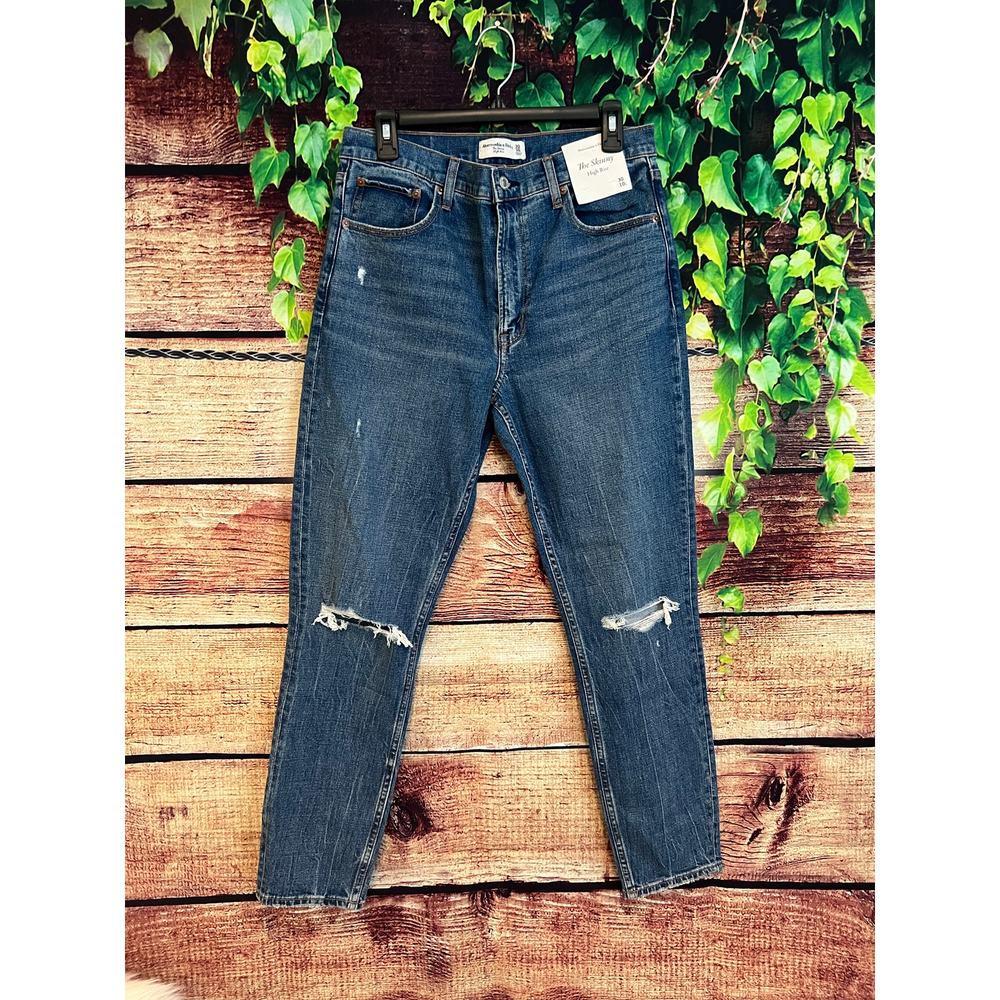 Abercrombie & Fitch Blue Skinny Jeans